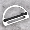 Miniatyrbillede 4 af 8: 316 rustfrit stål d-ring Bæltespænde Webbing Strap Keeper Dykkertilbehør SSA RK06D(SSA RK06D)