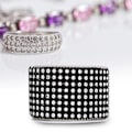 Miniatyrbild 2 av 8: 3PCS Rhinestone Mesh Roll Shiny Diamond Wrap Ribbon Trim DIY Hand Made DecorationBlack
