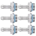Pikkukuva 6 / 8: 6 kpl PC vesijäähdytys TwoTouch Fitting G1/4 kierretankoliitin putkelle 7,5mm A