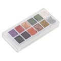 Miniatyrbillede 6 af 8: 12 stk. akvarelmalingssæt retro metal bærbar høj pigment kunstmaterialer til studerende voksne kunstnere