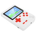Miniatyrbillede 3 af 8: Håndholdt Gamepad 2.8in HD Farveskærm 400 Klassiske Spil Spil Controller HvidHvid