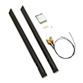 Miniatyrbillede 2 af 8: Trådløst kort WIFI6E 5374M Gigabit 5G Dual Band NGFF BT 5.2 M2 Interface Wifi-kort med antenneforbindelseskabel Enkeltkortkabelantenne