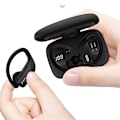 Miniatyrbillede 3 af 4: Bluetooth Trådløse Ørepropper 48 Timer Afspilning Sportshovedtelefoner med LED-Display Over-Ear Design Ørehager Indbygget Mikrofon