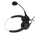 Miniatyrbilde 6 av 8: Call Center Headset 3,5 mm plugg kablet datamaskin hodetelefon med støydempende mikrofon for telefon bærbar PC nettbrett