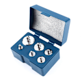 Miniatyrbilde 4 av 8: 5 stk/6 stk/7 stk/sett Kalibreringsvektsett Smykker 105g 205g 500g Totalvekt