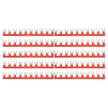 Miniatyrbillede 3 af 8: 10 stk Barrier Gaffel Type Stripe 400V 25A PVC kappe Kobber Materiale TB Jumper Block Terminal Strips til husholdningsapparater TB 2510