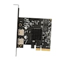 Miniatyrbillede 5 af 8: PCIE til USB3.1 udvidelseskort 10 Gbps stabil høj hastighed PCIE til 2 port USB3.1 Gen 2 værtscontroller udvidelseskort