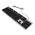 Miniatyrbilde 6 av 8: Mekanisk spilltastatur RBG bakgrunnsbelyst USB 104 nøkler Kablet Retro Punk datamaskintastatur for bærbar datamaskin Svart