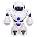 Miniatyrbillede 7 af 8: Elektrisk robotlegetøj kølelys svingarme ben dansende robot perfekt gave til børn