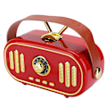 Miniatyrbilde 3 av 8: Mini bærbar retro trådløs Bluetooth-høyttaler oppladbar plug-in kort musikkspiller