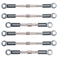 Miniatyrbilde 7 av 8: RC Metalltrekkstang Servo Lenke Linkages Tie Rod for WLtoys 144001 124018 124019 1/14 RC BilTitanium
