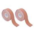Miniatyrbillede 6 af 8: 2 æsker Brystløftstapes Bryststøtte Boobytape BH Nipple Cover Bob Tape Beige til store bryster