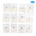 Miniatyrbillede 1 af 8: 504 stk. Professionelle Bærbare Neglekunst Tip Falske Negle Patch DIY Manicure Værktøj Naturlig