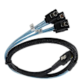 Pikkukuva 5 / 5: Liittimet Mini Sas Sata -kaapeli 1m Sas Sff-8087 - 4 Sata -kaapeli 12 Gbps Hhd-data