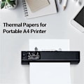 Miniatyrbild 4 av 5: 100 ark A4 termopapper för M08F-skrivare termopapper