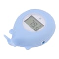Miniatyrbillede 6 af 8: Hvalformet babybadekar vandtermometer lydløs alarm spædbarn baby badekar flydende legetøj temperaturtermometer