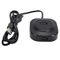 Pikkukuva 1 / 8: USB-keskitin, 4-porttinen sovitinlaturi, ultraohut datanjakaja PVC:stä flash-kiintolevylle, näppäimistölle 2.0