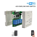 Miniatyrbillede 4 af 5: WiFi Bluetooth Switch Relæ Modul+Fjernbetjening 85-250V til Alexa