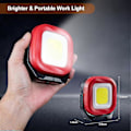 Miniatyrbillede 4 af 5: COB Bærbar Campinglampe 1000 Lumen USB Genopladelig LED Lommelygte Udendørs Nødlampe Arbejdslampe Magnetisk Teltlanterne 2400mAh