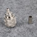 Miniatyrbild 7 av 8: 5 Styck UHF PL259 Hane Plug Crimp Coax Connector Adapter RF Connector