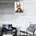 Miniatyrbild 2 av 6: DIY Djurserie Strassmålning Vardagsrum Sovrum Dekoration Konst Hantverk 8622 Hjort