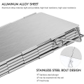 Miniatyrbillede 2 af 5: Bærbar sammenfoldelig aluminiumsforrude til campingovne og picnicgaskomfurer med 10 plader