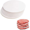 Miniatyrbild 1 av 5: Perfekta hamburgerpapper i pergament - Non-stick, runda pergamentpapper för perfekta hamburgare, cheeseburgare, biffar - vaxpapper, bakpapper