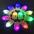 Miniatyrbillede 4 af 8: 100 stk. Innovative ballonform lys LED lysende lampe til hjemmefest bryllupsdekoration Farverig blink