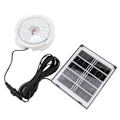 Miniatyrbilde 2 av 8: Solcelle taklampe 2 kontrollmoduser 50 lampeperler justerbar solcelle taklampe for innendørs 45W