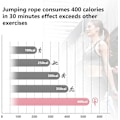 Miniatyrbillede 4 af 5: Sjippetov Trådløst Sjippetov Justerbart Voksen Skridsikkert Håndtag Til Fitness Hjemmetræning