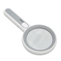 Miniatyrbillede 6 af 8: Lighted Magnifying Glass 5X 12X Ergonomisk Touch Switch LED Light 3 Modes Håndholdt Lup til Seniorer Læsning Smykker
