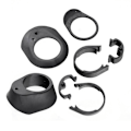 Miniatyrbillede 1 af 5: Integrerede styrvasker Split Kits 28,6 mm Gaffel Headset Plastikskive Cykeldele-B10