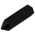 Miniatyrbillede 2 af 8: 1 stk Naturlig Sort Obsidian Krystalsten Point Healing Sekskantet tryllestavsøjle