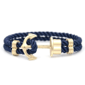 Miniatyrbild 1 av 3: Nautical Rope Anchor Armband för män - Marine Mässing Anchor Smycken Present