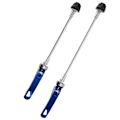 Miniatyrbillede 2 af 8: 2 stk Road Mountain Cykel Quick Release Skewers Bike Forreste Bagspyd Tilbehør Blå