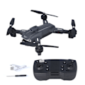 Miniatyrbild 1 av 8: RC Quadcopter leksak hopfällbar hinderundvikande 4K HD Dual Camera Quadcopter för över 14 Svart Tre batterier