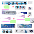 Miniatyrbillede 7 af 8: 3 stk. DIY diamantmaleri bogmærker med kvast til voksne skinnende diamanter kunst kits