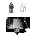 Miniatyrbillede 1 af 3: 3D Printer Rensesæt 0,4 mm Hærdet Stål Dyse (12 Styk)