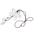 Miniatyrbilde 7 av 8: Krystallblomst anheng bilhengende ornament glass lykke tilbehør gaver håndverk
