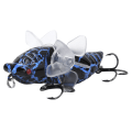 Miniatyrbillede 2 af 8: Hårde fisk lokker Bionic Cicada Shape fiskeagn med roterende spins Propel diskant krog 7,5 cmY238-9