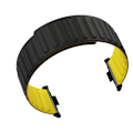 Miniatyrbilde 6 av 8: Magnetiske klokkestropper Dobbeltsidig myk silikonmagnet klokkestropper for Mi Band 8 Pro Svart Gul