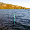 Miniatyrbilde 5 av 8: 10 stk Hard Bait Lures Holdbar Plast med Kroker Fiskeutstyr Tilbehør 8,5g 9,5cm