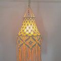 Miniatyrbild 2 av 5: Handvävd lampskärm i spets - Boho heminredning
