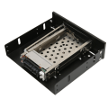 Miniatyrbillede 6 af 8: 2,5 tommer internt HDD-kabinet Dual Bay SATA II-grænseflade 7 mm til 9,5 mm harddisktykkelse HDD-mobilstativbur