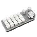 Miniatyrbilde 6 av 8: Programmerbar tastatur 15 taster 3 knotter blå bryter mekanisk minnefunksjon mini tastatur for spillkontor media