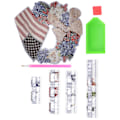 Miniatyrbild 7 av 8: DIY-set för strassmålning, robusta handgjorda 5D-diamantmålningsprydnader för avkoppling, heminredning (DZ644)