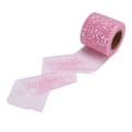 Miniatyrbillede 5 af 8: Tulle stof DIY håndværk slidstyrke symfoni polyester let bærbare tylle ruller 6cm lyserød