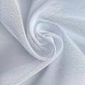 Miniatyrbillede 4 af 5: 1 Stykke Polyester Tyndt Gardiner Blomsterbroderi med Pompon Korte Gardiner Vinduesdekoration Soveværelse/Badeværelse/Cafe/Køkken (LxH/80x160cm, Vinrød)