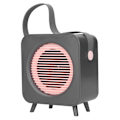 Miniatyrbild 7 av 8: A29 Bluetooth-högtalare, bärbar retro trådlös högtalare utomhus subwoofer grå