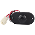 Miniatyrbillede 1 af 8: RV LED-dæmperkontakt DC12V/24V 40W planforsænket trinløs 15%100% strømstyring til yachtbil lastbil (sort låg)